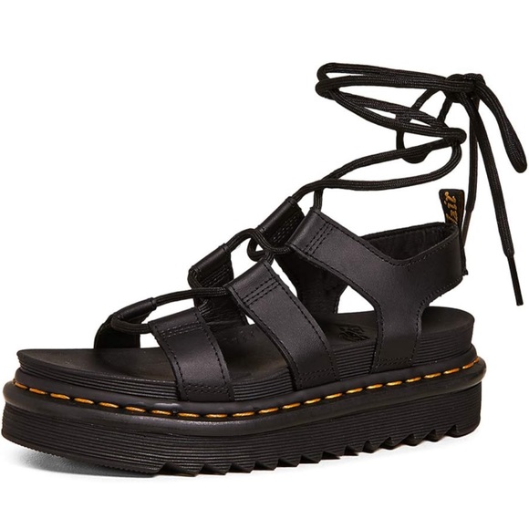 Dr. Martens Women's Gladiator w/ Ankle-tie Sandal. Used once, great condition - Picture 4 of 4